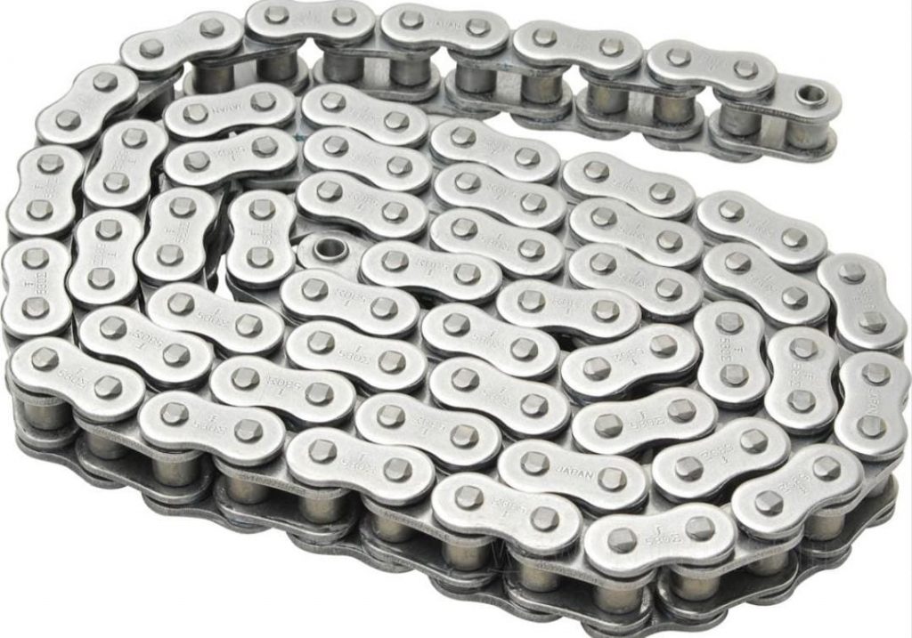 Cadena industrial enrollada