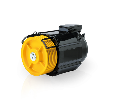 Máquinas sin engranajes para ascensores